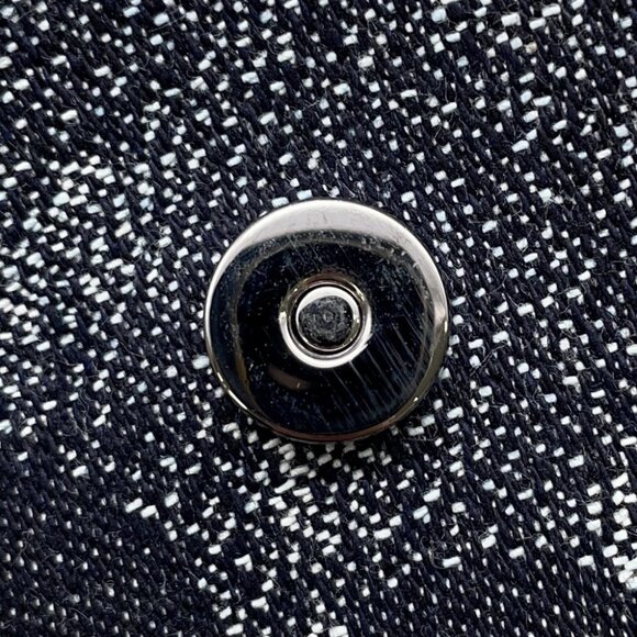 Dior Camouflage Saddle Crossbody Bag Canvas Navy - Picture 9 of 13